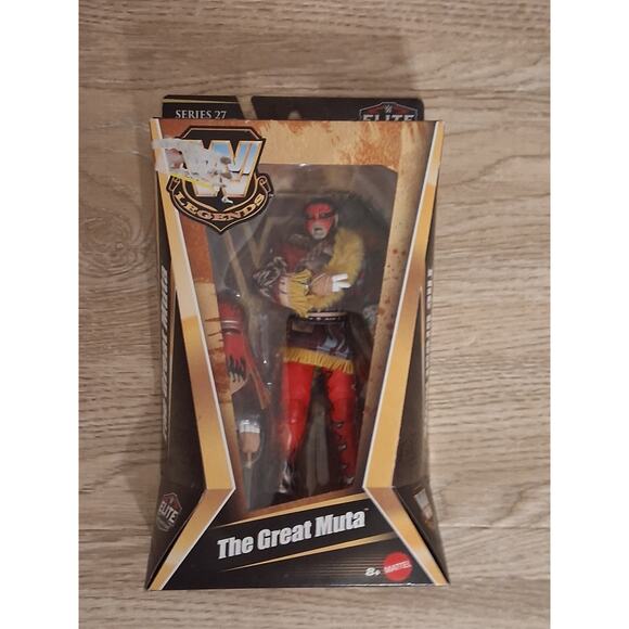 WWE Elite Legends THE GREAT MUTA Action Figure Series 27 Mattel  New Unopened - Picture 2 of 8